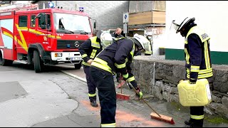 Ölflecken in Garbecker Straße beseitigt (Balve)