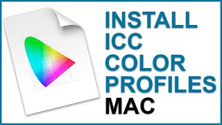 How to Install Color ICC Profiles Mac OS15 Monterey OS14 Sonoma OS13 Ventura