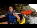 intense kayaking tour through the maro cliffs in spain waterfalls caves and more