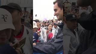 Roger Federer Arrives In Shanghai!