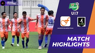 ABF U17 (2) vs FTA U17 (1) | Highlights 2nd Half | MILO Junior Champion League 2022 | 10.09.2022