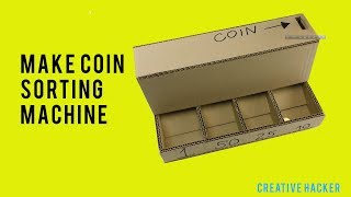 Automatic Coin Sorting Machine DIY  at Home