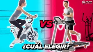 ✅ Bicicleta ESTÁTICA vs TROTADORA (Caminadora) 🤔 ¿Cuál quema más grasa? Máquinas para bajar de peso