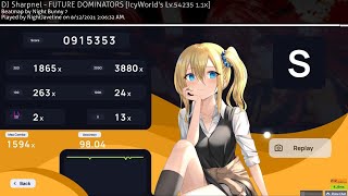 [osu!mania] Dj Sharpnel - Future Dominators (1.1x) 98%