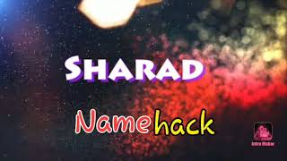 Sharad (Name hack  of person with name Sharad) #namehack #astrology