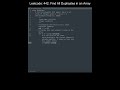 Leetcode 442. Find All Duplicates in an Array in Python | Python Leetcode | Python Coding Tutorial