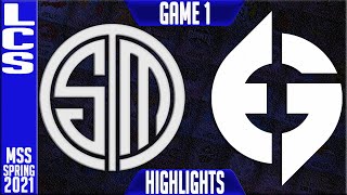 TSM vs EG Highlights Game 1 | LCS Mid Season Showdown Playoffs | Team Solomid vs Evil Geniuses