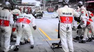 Lewis Hamilton  Wrong pit stop - F1 Malaysian GP 2013 - Sepang