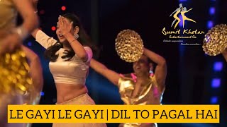 Le Gayi Le Gayi | Bridesmaids Wedding Sangeet Dance Performance | Dil To Pagal Hai | Sumit Khetan