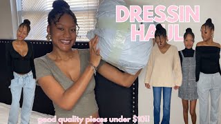 DRESSIN Fall + Winter Clothing Try on Haul! | Cute Clothes UNDER $10!