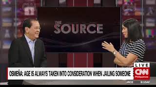 'The Source' speaks to former Senator Serge Osmeña