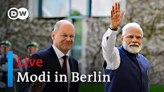 LIVE: Indian PM Modi in Berlin for talks with German Chancellor Scholz | DW News