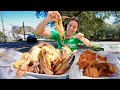 Famous GARLIC BUTTER Blue Crabs!! 🦀 Must-Eat SOUL FOOD in Charleston, South Carolina!