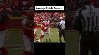 NFL meme average chiefs game #nfl #football #parody #patrickmahomes #meme #shorts