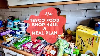 Tesco Food Shopping Haul & Weekly Meal Plan for a Family of 5 | Chaos House