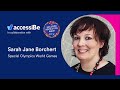 Sarah Jane Borchert | accessiBe & Special Olympics