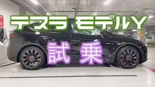 【テスラ モデルY】試乗と気になる車幅❗️