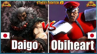 Street Fighter 6 🔥Daigo (AKUMA)  Vs  Obiheart ▰ Oniki (M Bison)🔥Top Ranked Match🔥High Level Matches