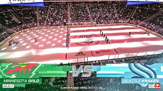 Minnesota Wild vs Seattle Kraken 11/11/2022 NHL 23 Gameplay
