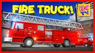 Learn About Fire Trucks for Children | Educational Video for Kids by Brain Candy TV