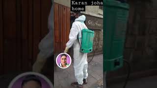 karan johar house sanitize