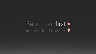 Reach Out First: Mental Health Awareness Motion Graphic