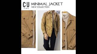 รีวิว เสื้อ แจ็คเก็ต มินิมอล เกาหลี Jacket minimal korea safari All colors (ผู้ชาย) | CU PANTS