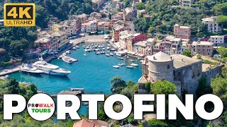 Portofino Walking Tour - Italian Riviera - 4K with Captions