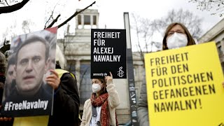 Protest für Kreml-Kritiker Nawalny in Berlin | AFP