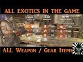 All Exotic Weapons and Gear / Exotic Weapons / Exotic Gear Items / Tom Clancy's The Division