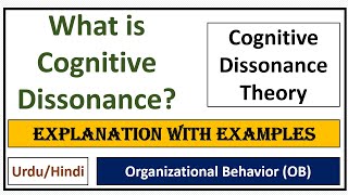 Cognitive Dissonance Theory-What is Cognitive Dissonance? Organizational Behavior