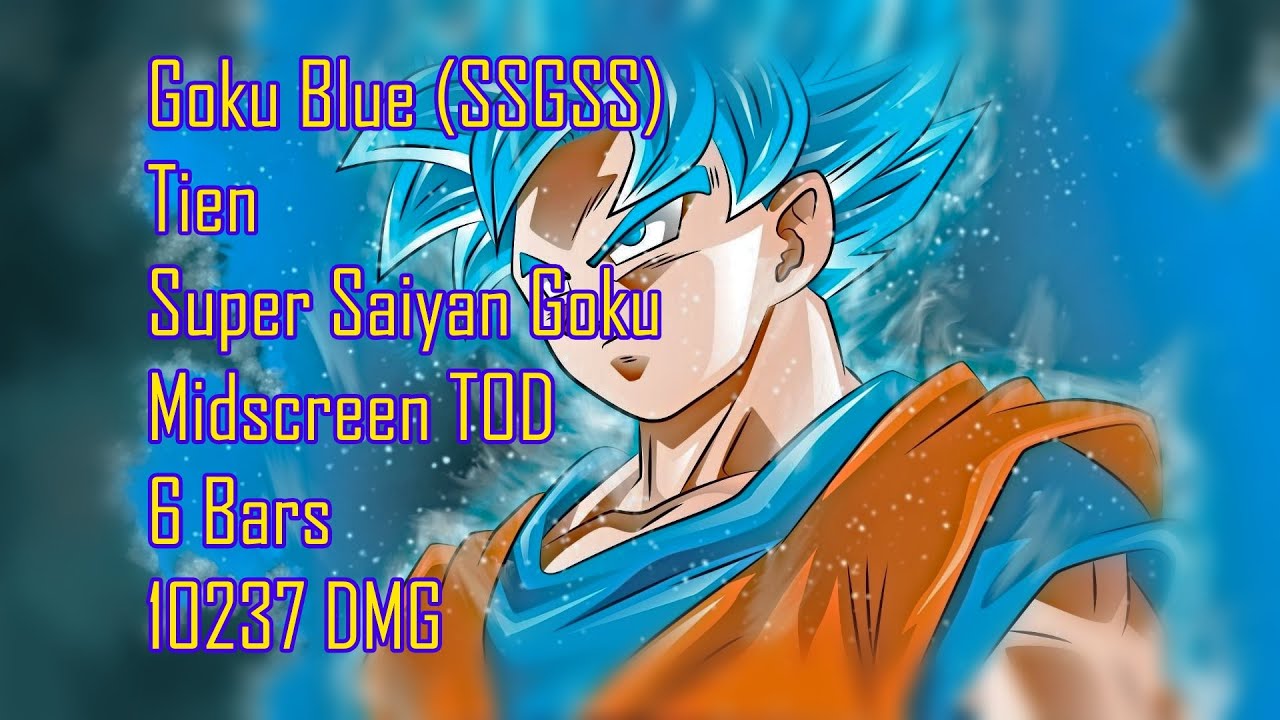 DBFZ Goku Blue SSGSS Midscreen TOD - YouTube