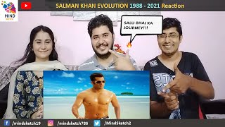 Salman Khan Evolution (1988-2021) | Megastar Salman Khan Journey from 1988-2021 | Pakistani Reaction