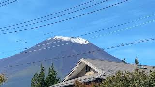 今の富士山 2023.10.6 AM10:00 山中湖