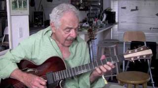 John Pisano Playing Improvizational Jazz Guitar At His Home Studio