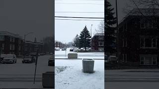 Canadian morning ❄️                     #minivlog #canada #winter #snow #trending #viralvideo