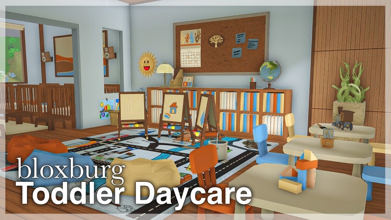 Bloxburg Toddler Daycare Speedbuild рџ љ Interior Full Tour No