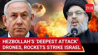 Hezbollah Back-To-Back Rocket Blitz Hammer Multiple IDF Bases In Retaliatory Assault | Watch