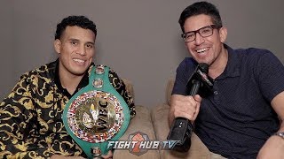 DAVID BENAVIDEZ "MAYBE I CAN GET THAT CANELO FIGHT. I HOPE WE CROSS PATHS DOWN THE ROAD"