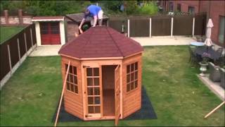 How to build a octagonal summerhouse by Taylors Garden Buildings