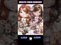 LISA or LENA🎀CUTE DOLLS JOLIE( Bonecas Fofinhas Jolie)-丽莎或莉娜 [时尚风格]#jolie#upordown#choose#shorts-070