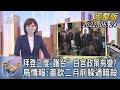 【1300完整版】拜登三度「護台」 白宮政策有變? 烏克蘭情報:普欽二月前躲過暗殺｜韋家齊｜FOCUS世界新聞 20220524