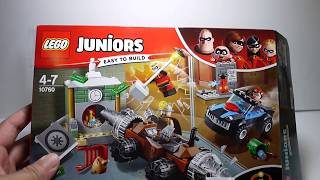 豪宅玩具~1105~2018 LEGO 10760 樂高Juniors Incredibles 2超人特攻隊2  Underminer Bank Heist採礦大師地鼠人超能先生彈力女超人