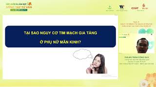 Topic 4: Nguy cơ bệnh tim mạch ở phụ nữ mãn kinh - Vai trò của dược sĩ