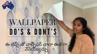 Quick and Easy Way of applying a Wallpaper | Beginners guide for applying a wallpaper | Bunnings DIY