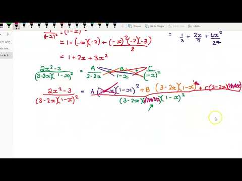 Tricky Binomial Expansion With Partial Fractions - YouTube