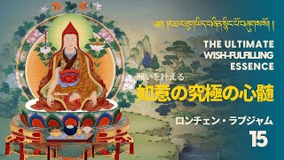 15 - 冬リトリート　「如意の究極の心髄」ロポン・ツェリン・ゴンポのまとめ　12/28PM