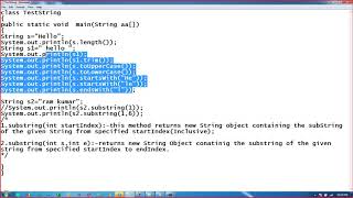 String | String Handling | String,String Buffer, String Builder, String Tokenizer In Hindi - 123