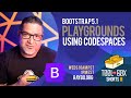 How to Create a Bootstrap 5.1 Playground template in CodeSpaces using CodeSwing