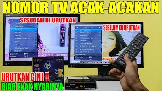 CARA MENGUBAH MENGURUTKAN SIARAN TV DI SET TOP BOX TANAKA